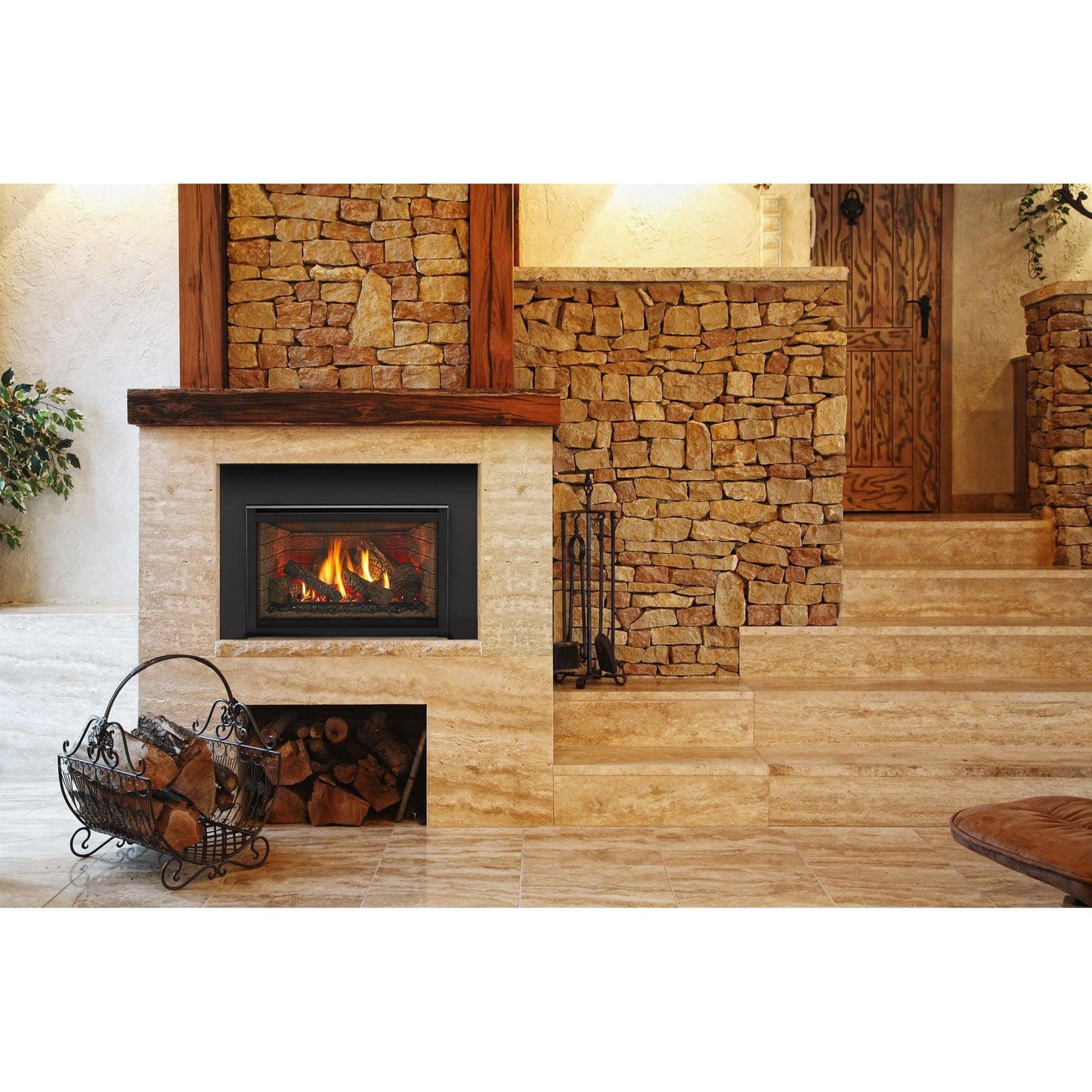 Majestic Trilliant Medium 30" Traditional Direct Vent Natural Gas Fireplace Insert With IntelliFire Touch Ignition System