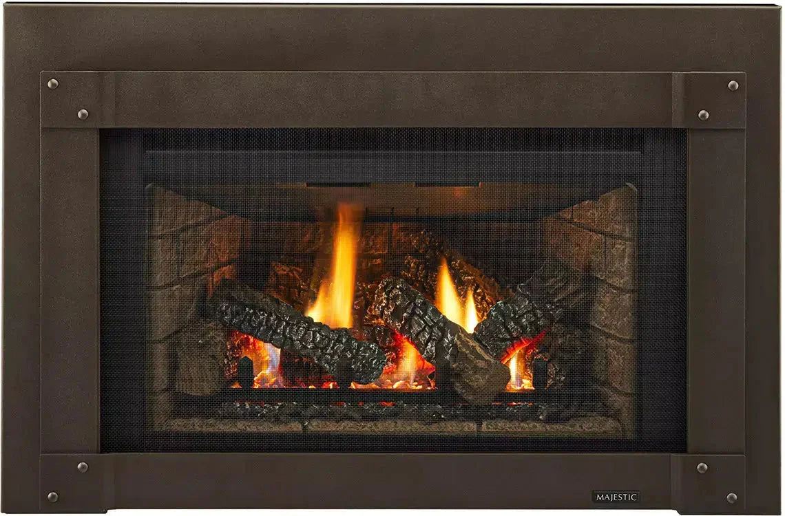 Majestic Trilliant Medium 30" Traditional Direct Vent Propane Gas Fireplace Insert With IntelliFire Touch Ignition System