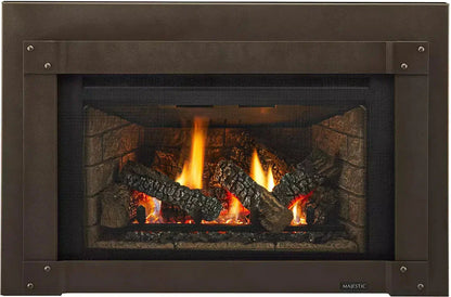 Majestic Trilliant Medium 30" Traditional Direct Vent Propane Gas Fireplace Insert With IntelliFire Touch Ignition System