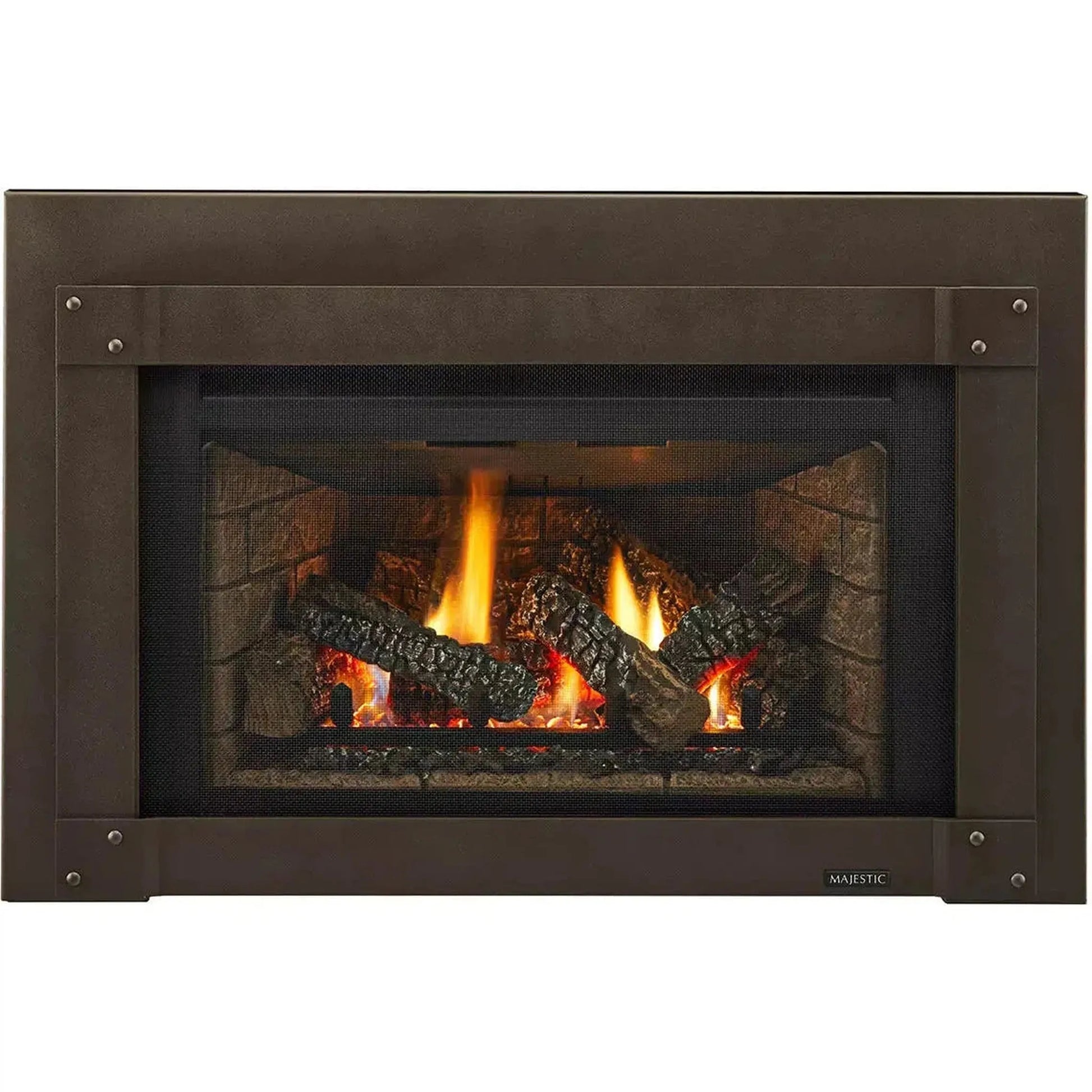 Majestic Trilliant Small 25" Traditional Direct Vent Natural Gas Fireplace Insert With IntelliFire Touch Ignition System