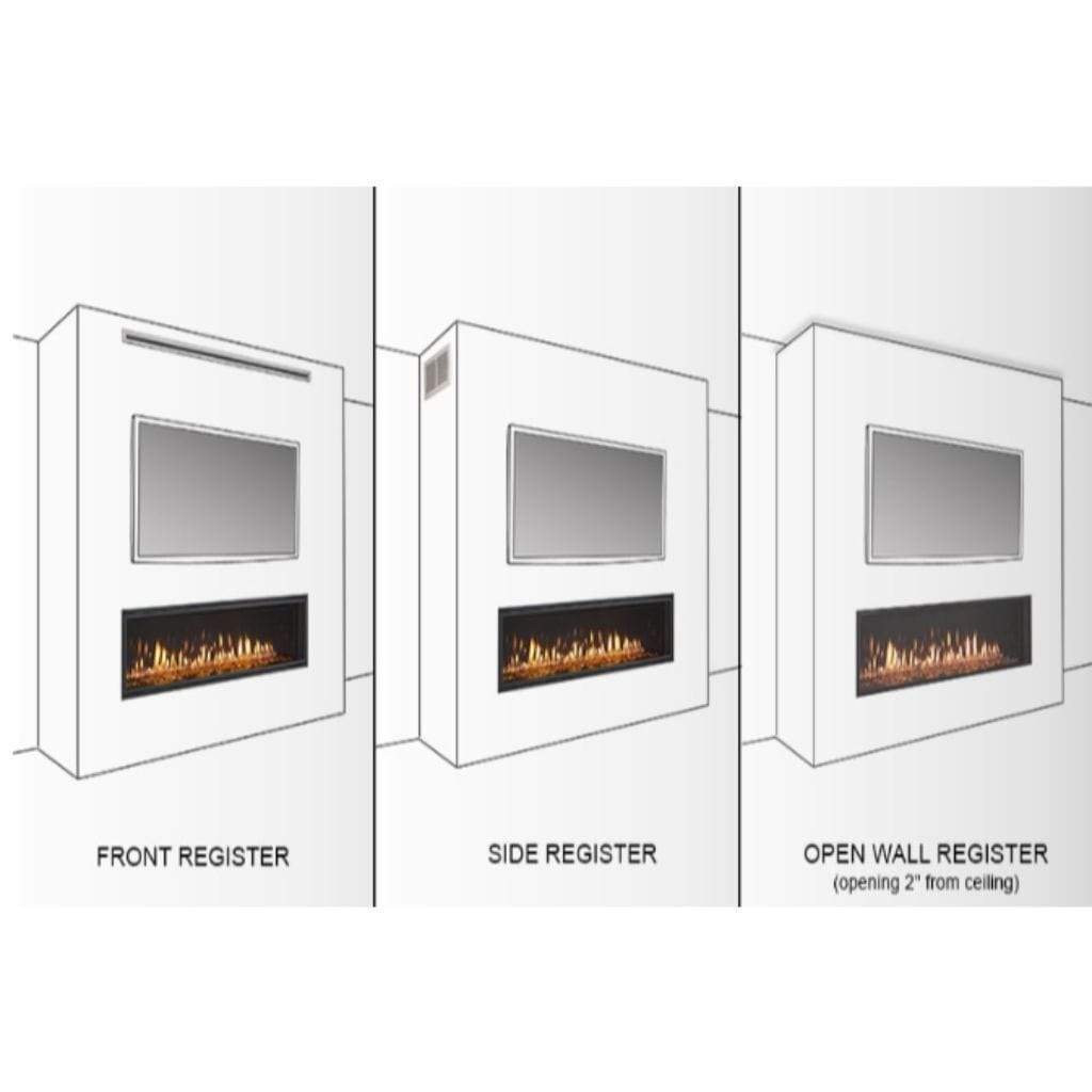 Majestic Vent Trim for Front Discharge Passive Heat Kit for Echelon II 48" Gas Fireplace