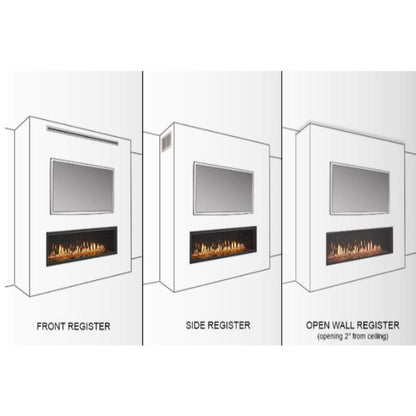 Majestic Vent Trim for Front Discharge Passive Heat Kit for Echelon II 48" Gas Fireplace